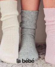 La bebe™ Wool Angora Socks Art.134227 Cloud