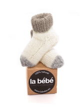 La Bebe™ Natural Eco Lambswool Baby Socks Art.83993