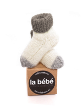 La Bebe™ Natural Eco Lambswool Baby Socks Art.83993