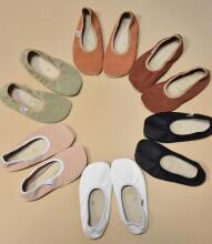 Bebe Basic Hip-Hop Gymnastics Shoes Art.SB120 Nude Barefoot võimlemissussid
