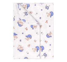 UR Kids Flannel Art.134924 Birds White Flannel swaddle blanket for babies 90x120 cm