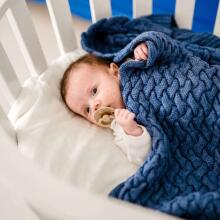 La Millou Merino Wool Blanket  Art.135503 Teal