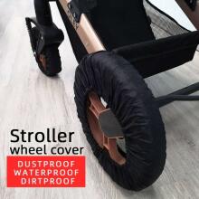 La bebe™ Wheel Сover M (26-31 cm) Art.135675 Black