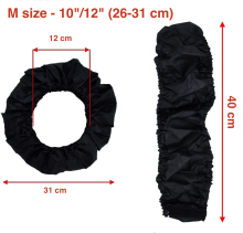 La bebe™ Wheel Сover M (26-31 cm) Art.135675 Black