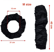 La bebe™ Wheel Сover M (26-31 cm) Art.135675 Black