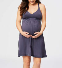 La bebe™ Nursing Cotton Lola Art.135982 Mystical Shade Nursing Nighty