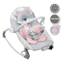 Momi Bouncer Luis Art.BULE00016 Pink   Modern rocking chair with music and vibration