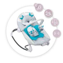 Momi Bouncer Luis Art.BULE00017 Blue  Modern rocking chair with music and vibration