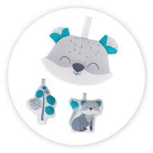 Momi Bouncer Luis Art.BULE00017 Blue  Modern rocking chair with music and vibration