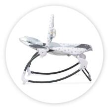 Momi Bouncer Luis Art.BULE00018 Grey  Modern rocking chair with music and vibration