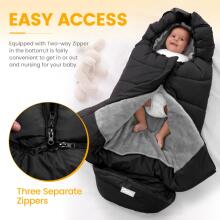 Bebe Basic Footmuff Universal Art.138147 Light Grey