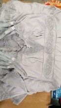 La Bebe™ Nursing Natural Cotton Nightie Esmé Art.138451 Cloud Öösärk rasedatele, imetavatele naistele