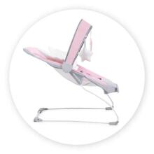 Momi Bouncer Tuli  Art.BULE00020 Wings Pink Modern rocking chair with music and vibration