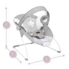 Momi Bouncer Tuli  Art.BULE00020 Wings Pink Modern rocking chair with music and vibration
