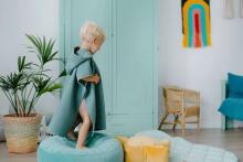 La Bebe™ NO Poncho Towel  Art.141212 Blush 90x110 cm