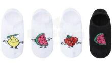 Be Snazzy Socks Art.ST-15 Melnas ar zemeni