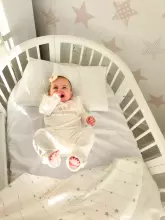 La Bebe™ Bed Kotto Olin 9 in 1 Art.141419 White Multifunktsionaalne puidust 9-ühes transformeeriv võrevoodi