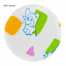 UR Kids Flannel  Art.141443 Elephant  Фланелевая пеленка для малышей 75x90 cm