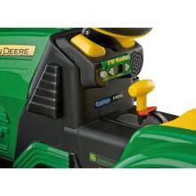 Peg Perego John Deere Ground Force 12V Art. IGOR0047 Детский электро трактор с прицепом