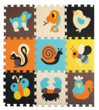 Bebe Basic Puzzle Art.KX5208 Lastele mõeldud vahtplastist puslematt 9 osaga.