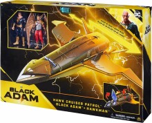 BLACK ADAM Art.6064871spaceship with Black Adam and Hawkman figures