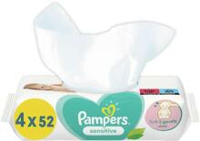 Pampers Sensitive Art.P04H184 Beebi salvrätikud,52x4tk