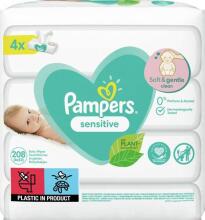 Pampers Sensitive Art.P04H184 Beebi salvrätikud,52x4tk