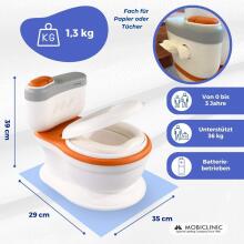 Mobiclinic Children Musical Potty Art.145682 White