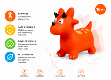 Bo Jumping Animals Dino Art.145834 Beebi džemprid