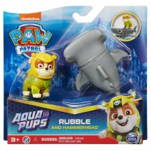 PAW PATROL figūra Aqua Hero Pups Rubble, 6066146