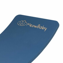 MeowBaby® Wood Balance Board Art.146290 Blue   Деревянная доска -балансир 80x30 см с войлоком