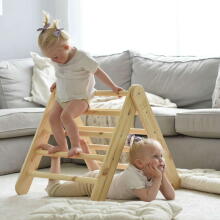 MeowBaby®  Wooden Pikler Art.146389 Natural
