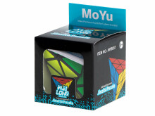 Ikonka Art.KX5682 PYRAMINX puzzle cube game Black MoYu