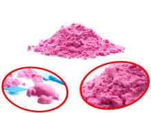 Ikonka Art.KX9511 Kinetic sand in a box 2kg sandbox + 16 moulds
