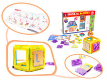 Ikonka Art.KX9679 Värvilised magnetplokid MAGICAL MAGNET 20 PUH