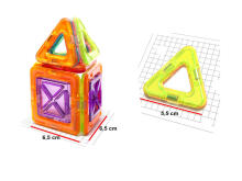 Ikonka Art.KX9679 Värvilised magnetplokid MAGICAL MAGNET 20 PUH