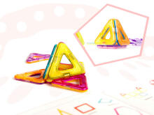 Ikonka Art.KX9681 Värvilised magnetplokid MAGICAL MAGNET 52 PUH