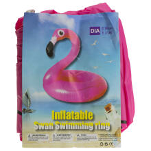 Ikonka Art.KX9790 Flamingo täispuhutav ratas 90cm