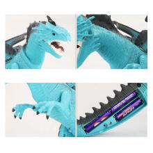 Ikonka Art.KX9993 RC dinosaurus Controlled Dragon - kõnnib, möirgab, hingab auru 41 cm