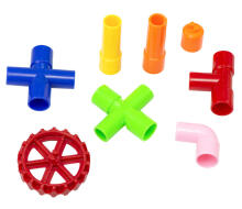 Ikonka Art.KX7805 Educational building blocks - Water pipes with accessories 170el