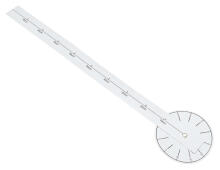 Ikonka Art.KX7846 Wall clock large 80-120cm silver 4 digits