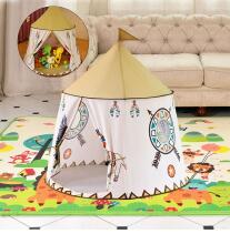 Ikonka Art.KX7933 TiPi Wigwam 110cm kokkuklapitav mängutelk alusmaja