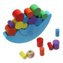 Ikonka Art.KX7295 Montessori puidust kuu tasakaalustamise arcade mäng