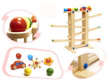 Ikonka Art.KX6496 Puidust montessori pallirada XXL