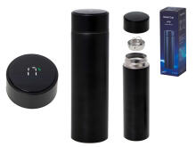 Ikonka Art.KX6358 Thermos kruus smart LED 500ml must