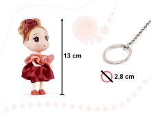 Ikonka Art.KX6362 Nukumaja nukkude tüdruk + poiss 2tk komplekt. 12cm