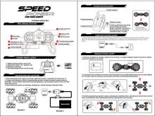 Ikonka Art.KX6636_2 Speed Pioneer Stunt Car RC 360 sinine