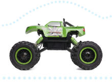 Ikonka Art.KX8396_3 NQD ROCK CRAWLER KING RC auto 1:12 USB roheline