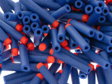 Ikonka Art.KX6151 Nooltega ühilduv NERF 7,2cm kaatri BOX 200tk.