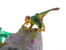 Ikonka Art.KX5840 Dinosauruste loomafiguurid 7tk + matt ja tarvikute komplekt
